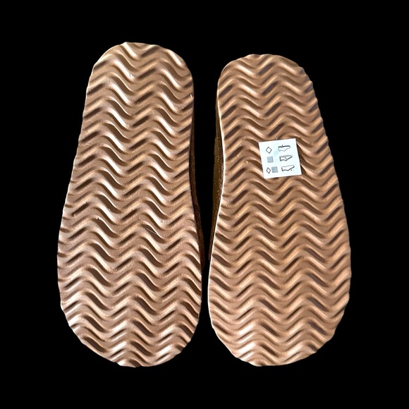 NWT Polo Ralph Lauren Gold Glitter Charlotte Scuff Slippers 13 (Little Kid) - Picture 9 of 10